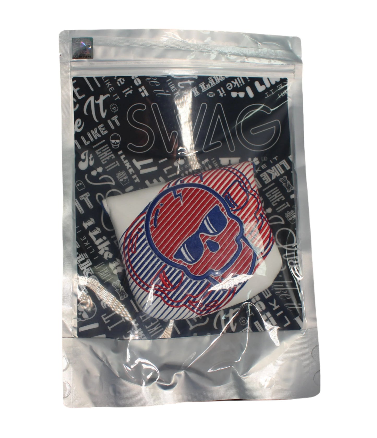 Swag Golf - Red/White/Blue Skull Mallet Putter Headcover - GOLF LEAGUE