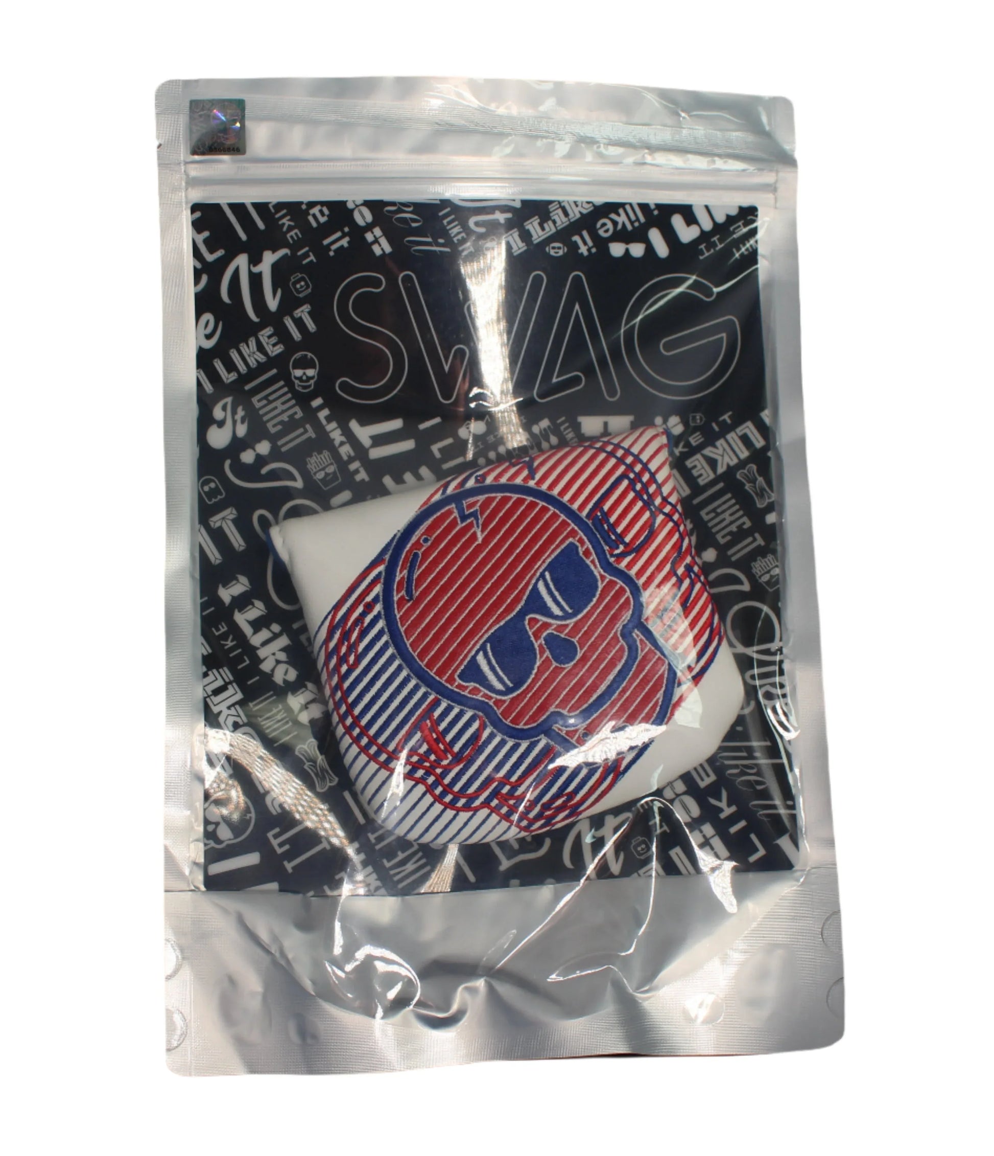 Swag Golf - Red/White/Blue Skull Mallet Putter Headcover - GOLF LEAGUE