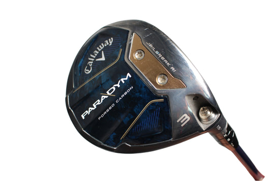 Pre-Owned Callaway Paradym 15.0 (3) Fairway Wood w/Ventus TR Blue 8-X (X-Stiff) Shaft (Above Average)