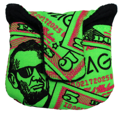 Swag Golf - Almighty Dollar 5.0 Lincoln Mallet Putter Headcover *opened, no bag* - GOLF LEAGUE