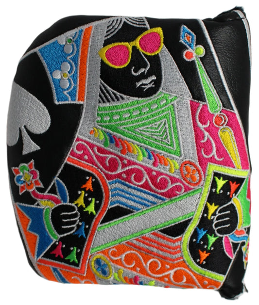 Swag Golf - Mystery Box Wildcard Rainbow Queen of Spades Mallet Putter Headcover *opened, no bag* - GOLF LEAGUE