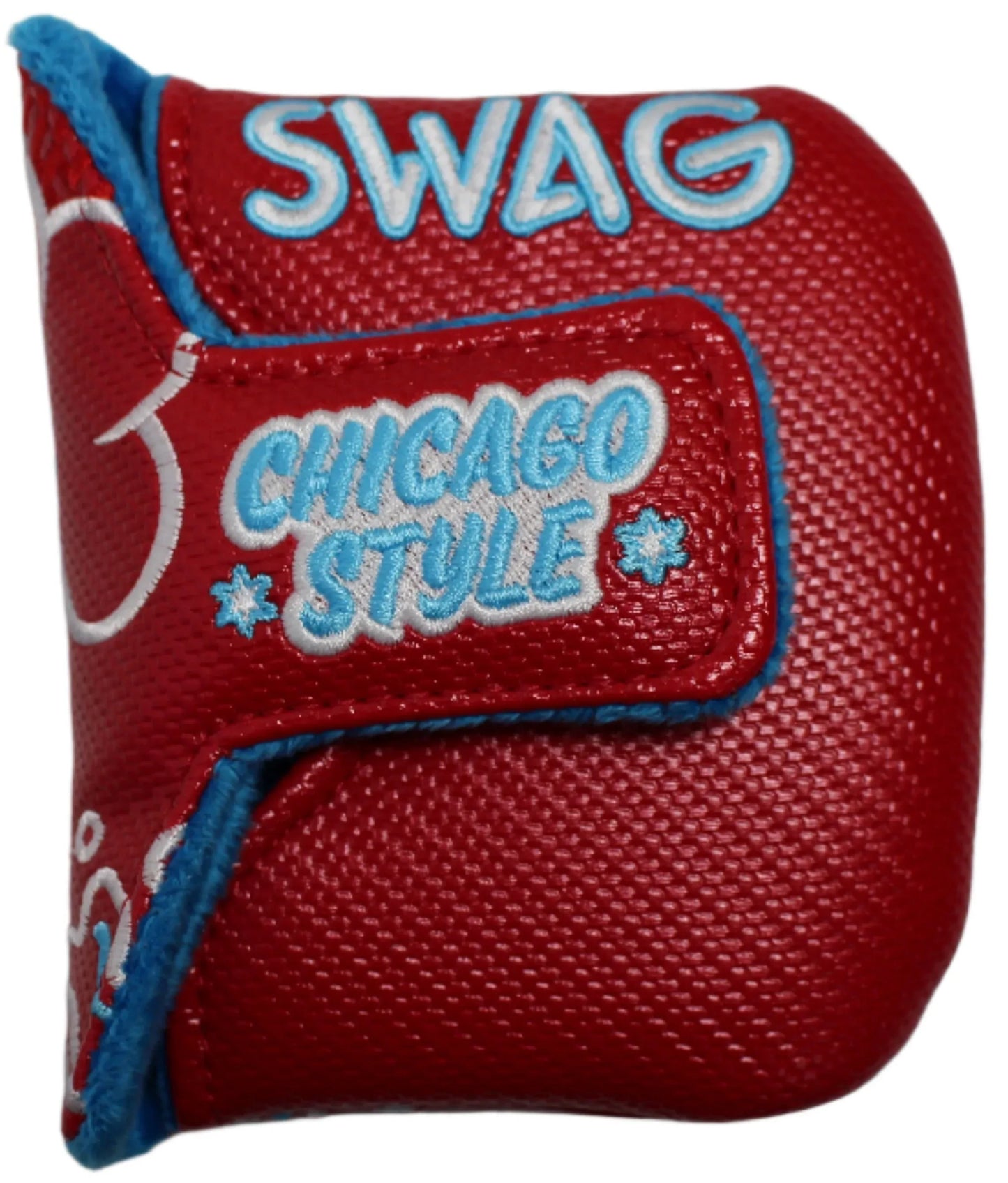 Swag Golf - Red/Blue/White Chicago Style Mallet Putter Headcover *opened, no bag* - GOLF LEAGUE