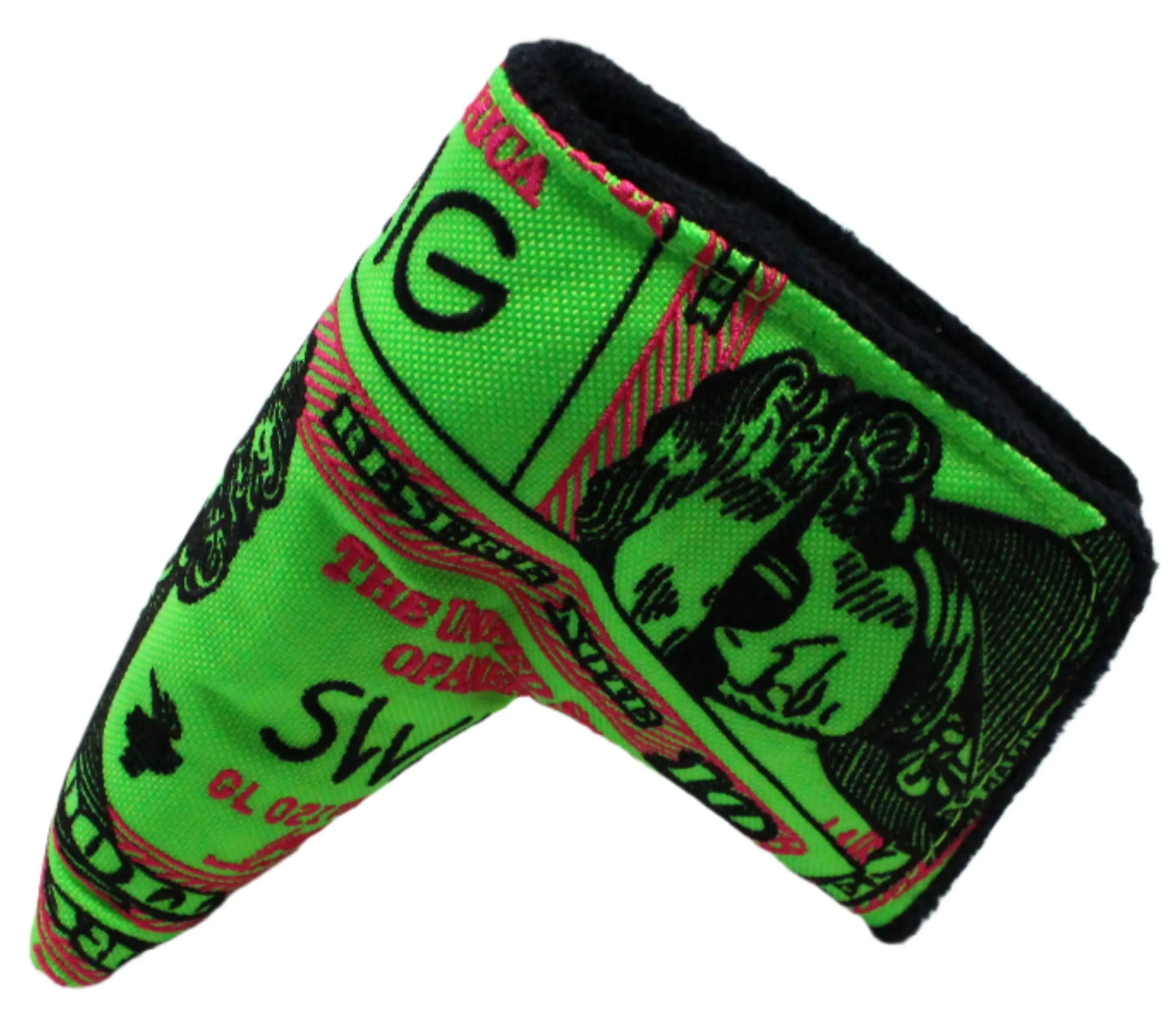 Swag Golf - Almighty Dollar 5.0 Alexander Hamilton Blade Putter Headcover *opened, no bag* - GOLF LEAGUE