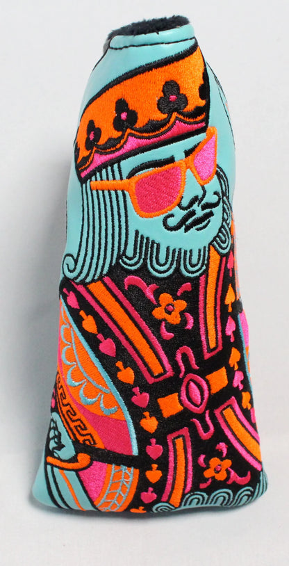 Swag Golf - Swag King Blue/Black/Orange Blade Putter Headcover *opened, no bag* - GOLF LEAGUE