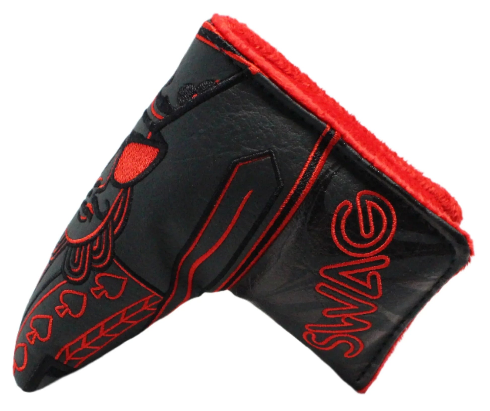 Swag Golf - Swag King Red/Black Blade Putter Headcover *opened, no bag* - GOLF LEAGUE