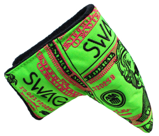Swag Golf - Almighty Dollar 5.0 Andrew Jackson Blade Putter Headcover *opened, no bag* - GOLF LEAGUE