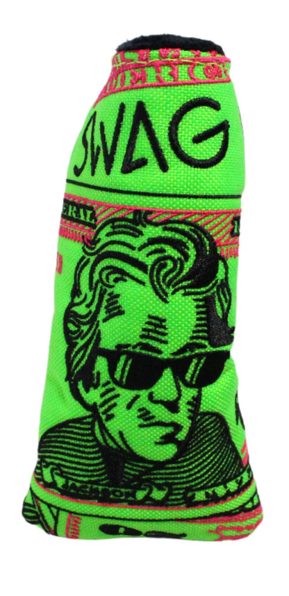 Swag Golf - Almighty Dollar 5.0 Andrew Jackson Blade Putter Headcover *opened, no bag* - GOLF LEAGUE