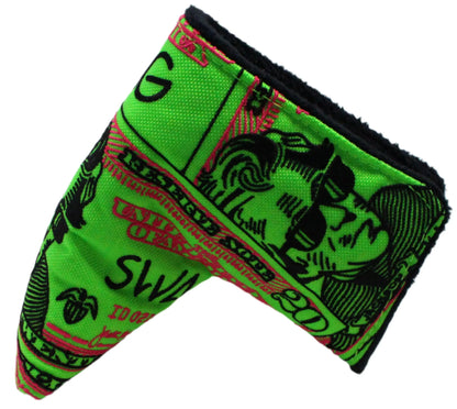 Swag Golf - Almighty Dollar 5.0 Andrew Jackson Blade Putter Headcover *opened, no bag* - GOLF LEAGUE