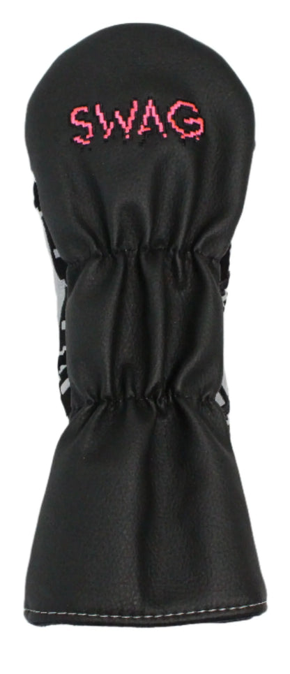 Swag Golf - Neon Pink "Game Over" Stacked Skulls Fairway Wood Headcover *opened, no bag* - GOLF LEAGUE