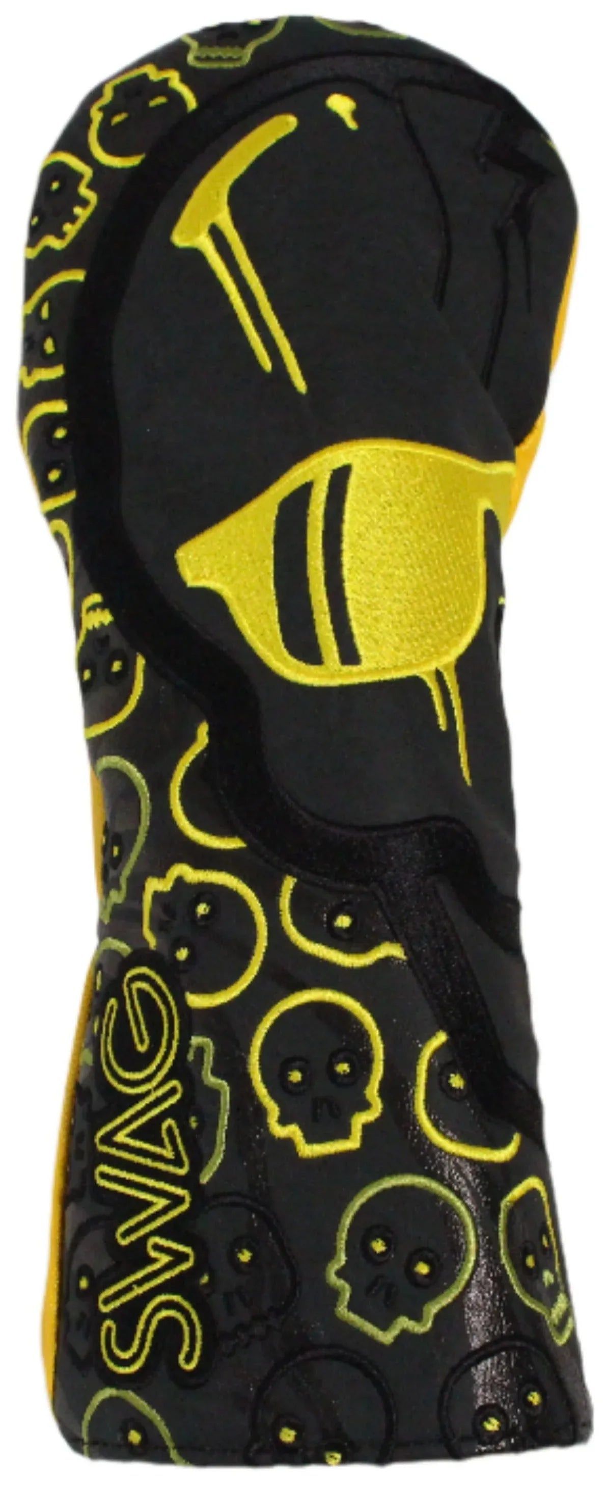 Swag Golf - Dripping Gold Skull Driver Headcover *opened, no bag* - GOLF LEAGUE