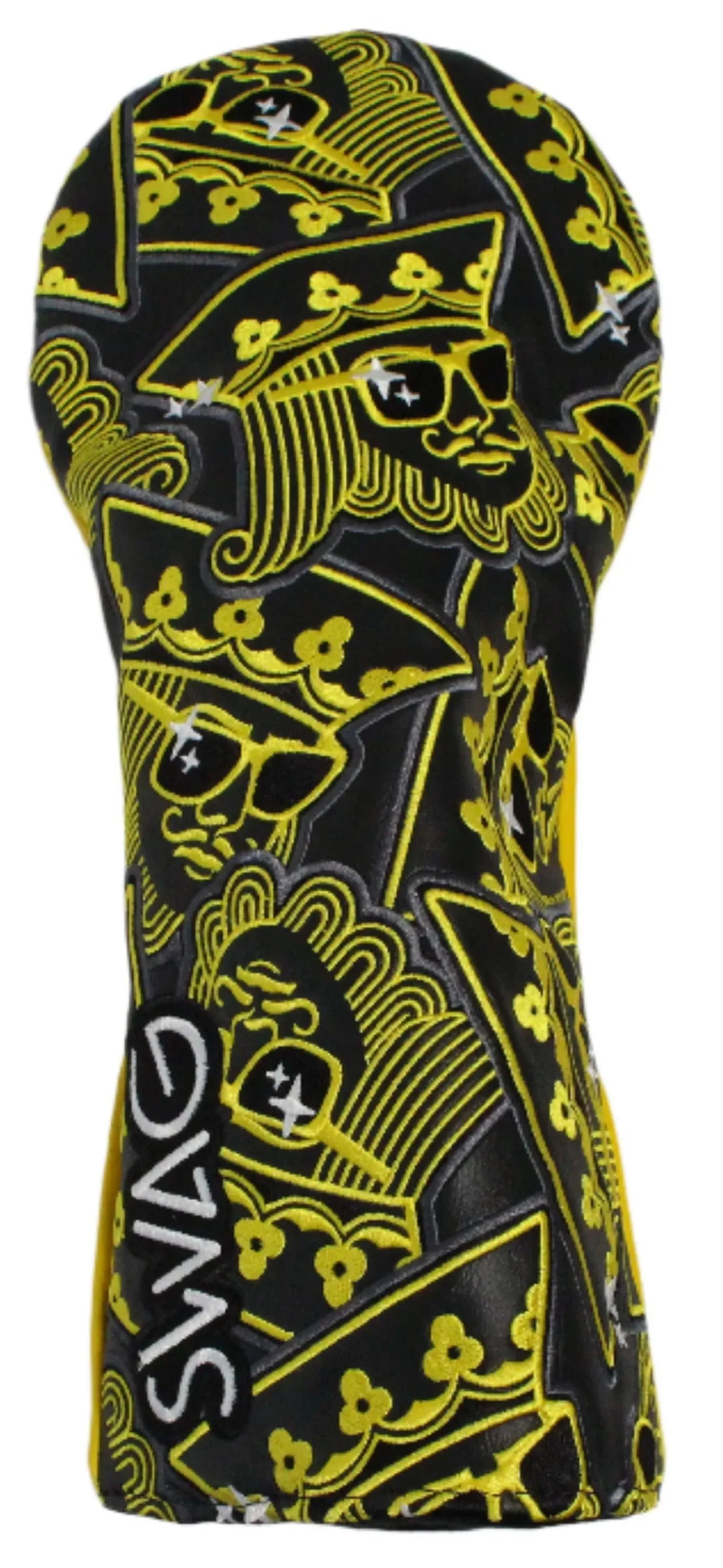 Swag Golf - Gold Shiny King Driver Headcover *opened, no bag* - GOLF LEAGUE