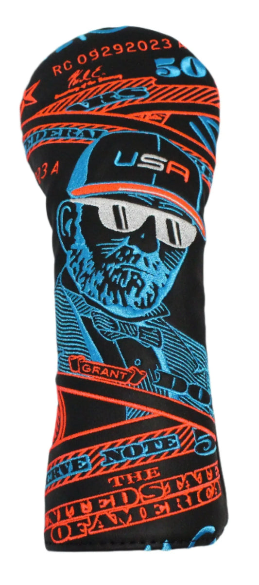 Swag Golf - 2024 USA Dollar Bill Fairway Wood Headcover *opened, no bag* - GOLF LEAGUE