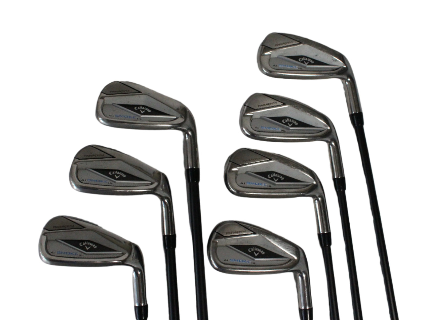 Pre-Owned Callaway Ai Smoke Max HL: 5-PW, AW Iron Set W/  Cypher Sixty 5.5 (Regular) Shaft (Average)