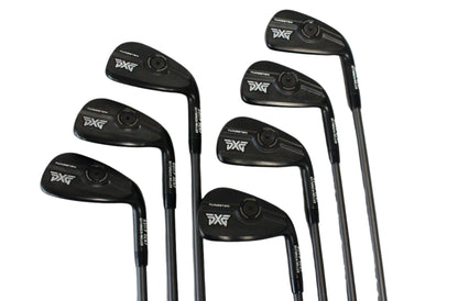 Pre-Owned PXG 0311P Gen7 Xtreme Dark: Iron Set (5-PW, GW) W/ SteelFiber I60 A (Senior) Graphite Shaft (Average)