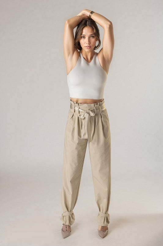 Foreplay Women’s Golf Pants - Paperbag-Waist