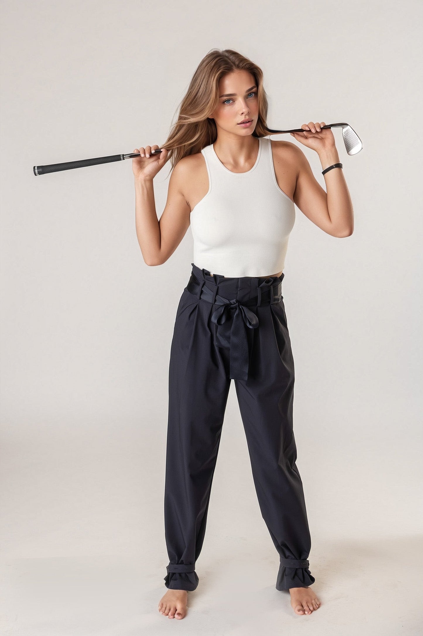 Foreplay Women’s Golf Pants - Paperbag-Waist