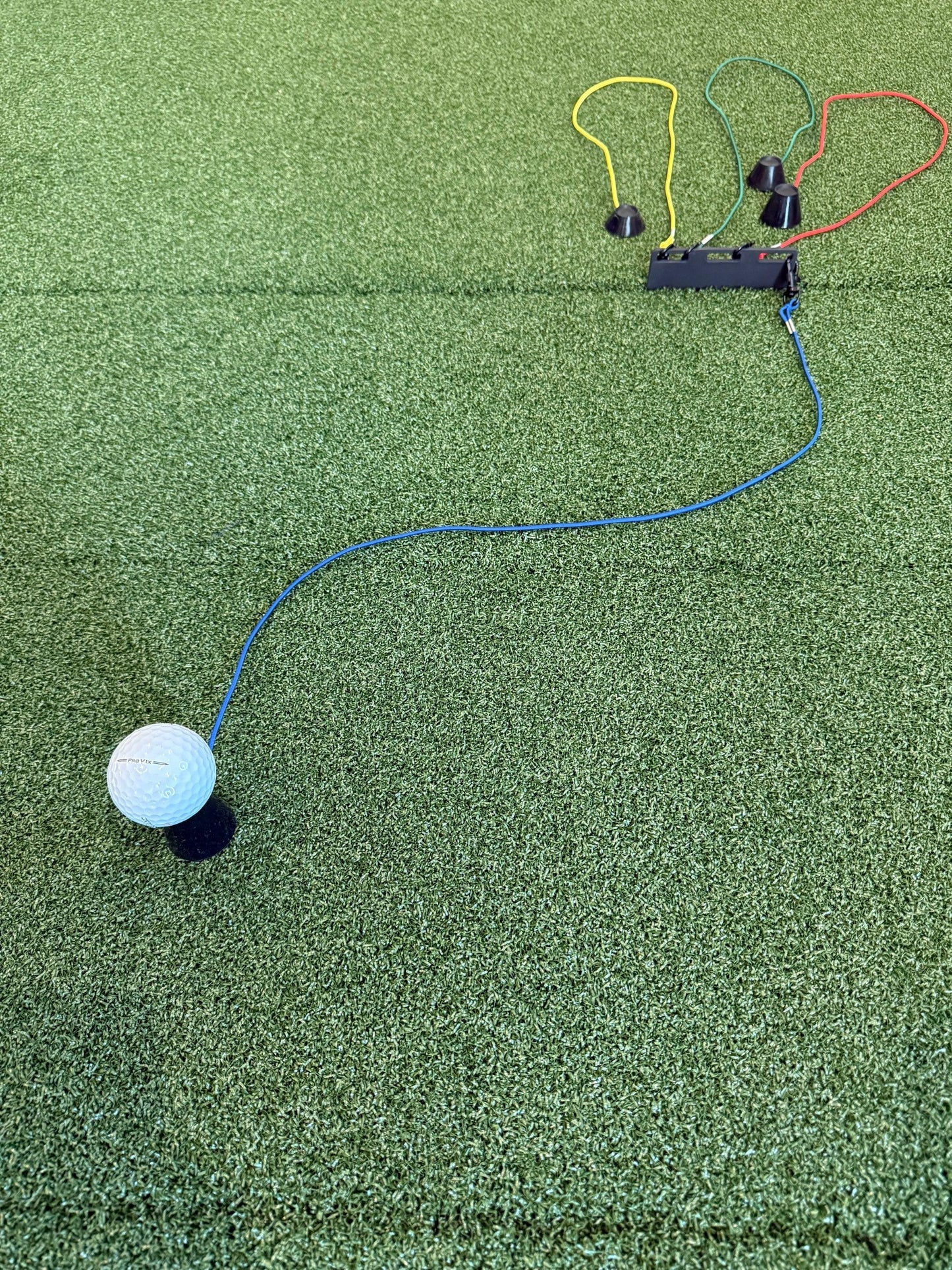 Birdie Wedge – Golf Simulator Tee Anchor with Two Sets of Silicone Golf Simulator Tees