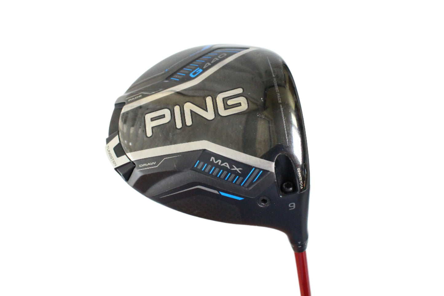 Pre-Owned Ping G440 Max: Driver (9.0) W/ Ventus Red Velocore TR  5-S  (Stiff) (45 Inch) Shaft (Above Average)