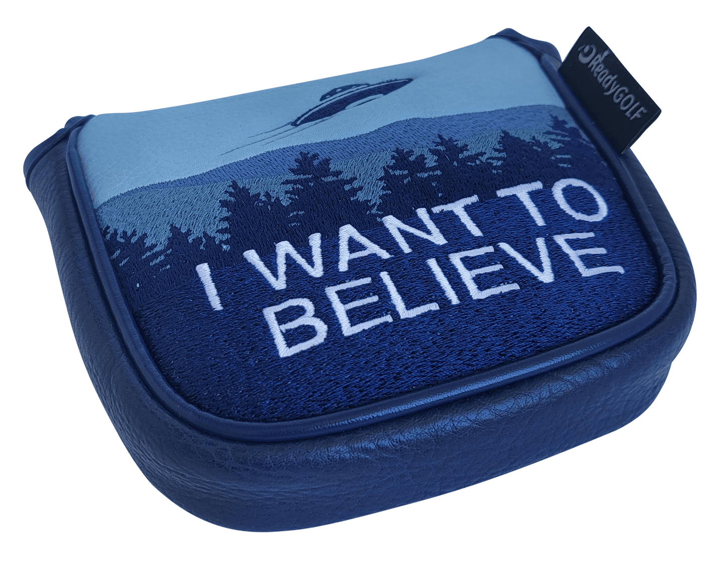 L.A.B. DF3 Embroidered Center-Shafted Putter Cover by ReadyGOLF - I Want to Believe