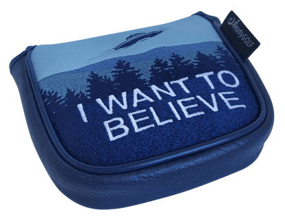 L.A.B. DF3 Embroidered Center-Shafted Putter Cover by ReadyGOLF - I Want to Believe