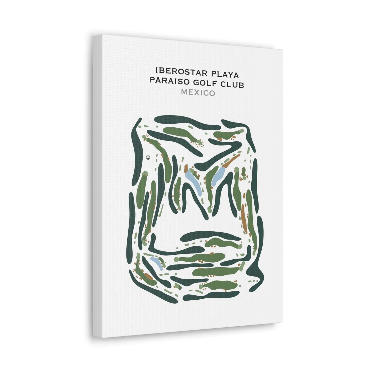 Iberostar Playa Paraíso Golf Club, Mexico - Printed Golf Course