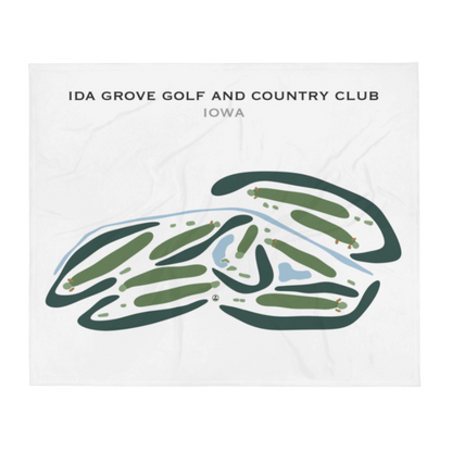 Ida Grove Golf & Country Club, Iowa - Printed Golf Courses