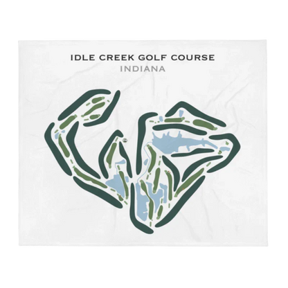 Idle Creek Golf Course, Indiana - Printed Golf Courses