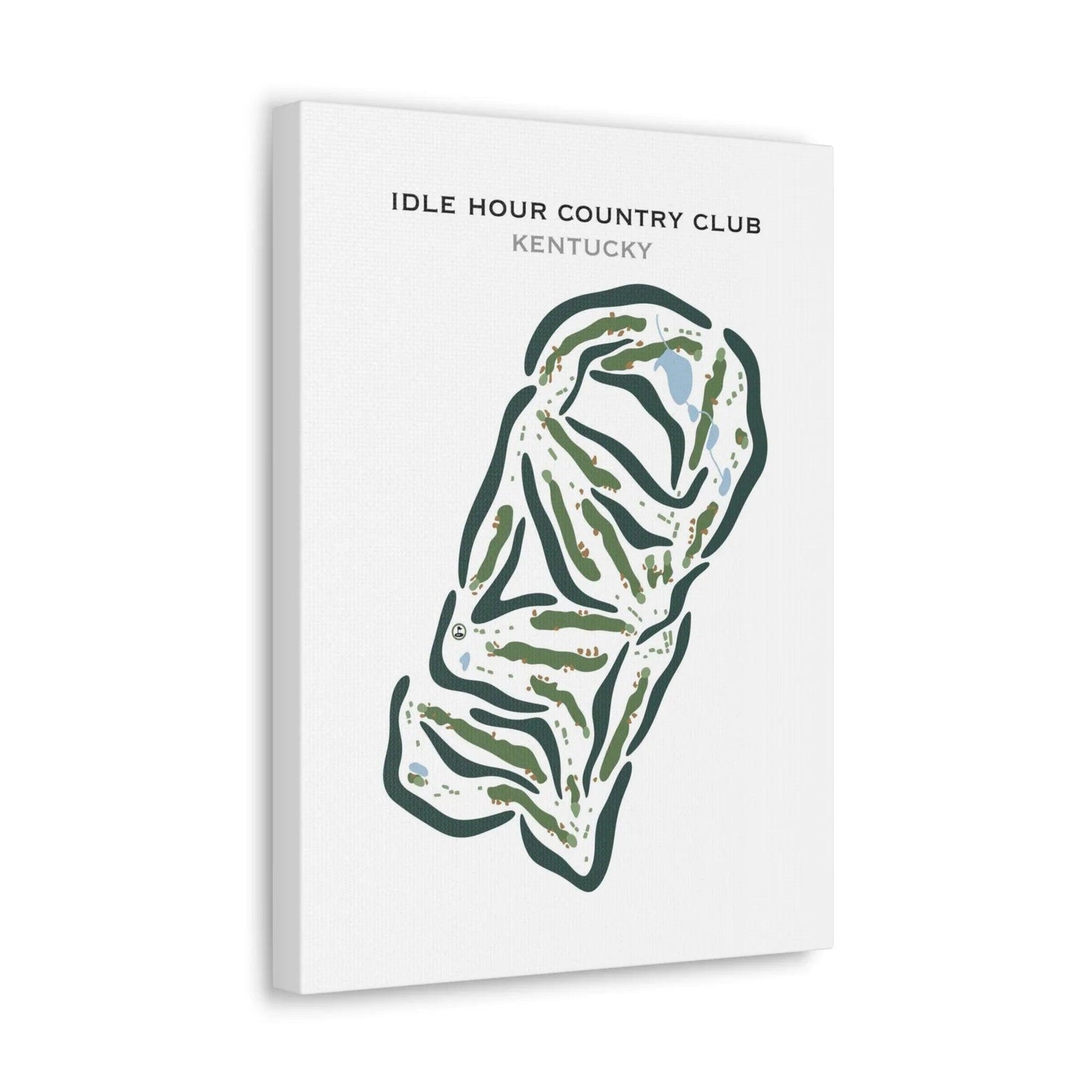 Idle Hour Country Club, Kentucky - Printed Golf Courses
