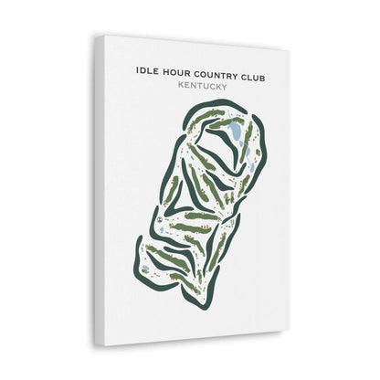 Idle Hour Country Club, Kentucky - Printed Golf Courses