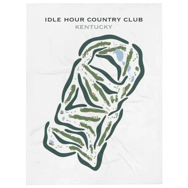 Idle Hour Country Club, Kentucky - Printed Golf Courses