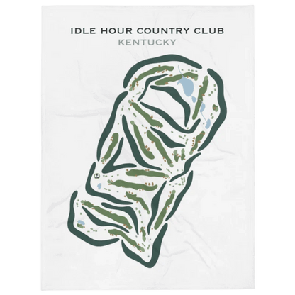 Idle Hour Country Club, Kentucky - Printed Golf Courses
