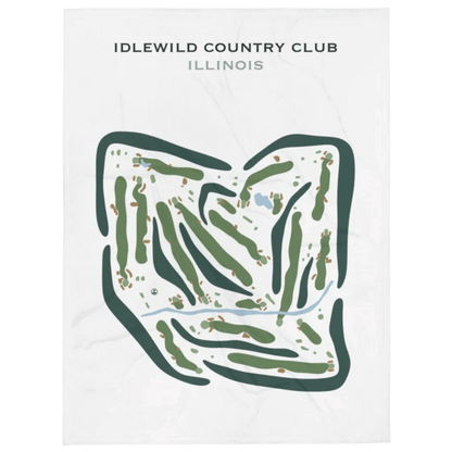 Idlewild Country Club, Illinois - Printed Golf Courses