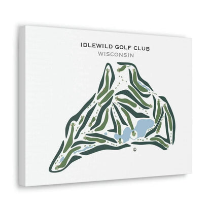 Idlewild Golf Club, Wisconsin - Printed Golf Courses