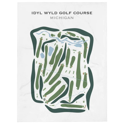 Idyl Wyld Golf Course, Michigan - Printed Golf Courses