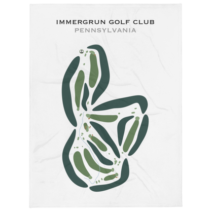 Immergrun Golf Club, Pennsylvania - Printed Golf Courses
