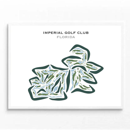 Imperial Golf Club, Florida - Printed Golf Courses