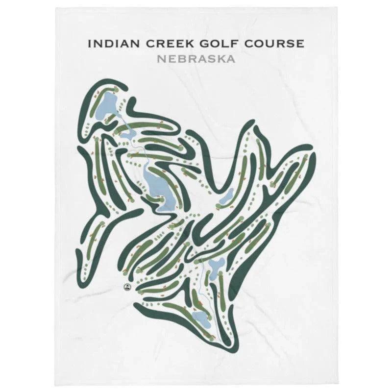 Indian Creek Golf Course, Nebraska - Printed Golf Courses