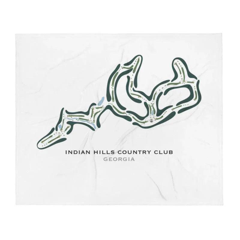 Indian Hills Country Club, Georgia - Printed Golf Courses