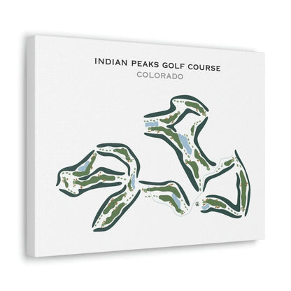 Indian Peaks Golf Course, Colorado - Printed Golf Courses