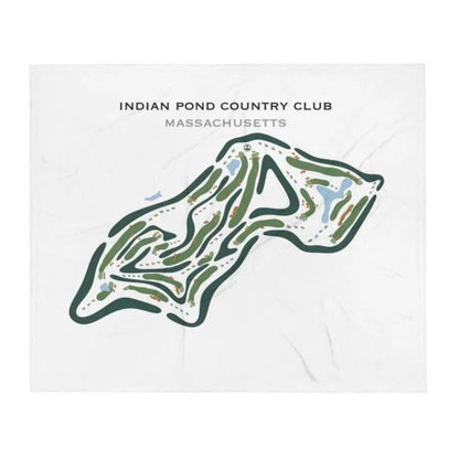 Indian Pond Country Club, Massachusetts - Printed Golf Courses