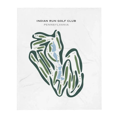 Indian Run Golf Club, Pennsylvania - Printed Golf Courses