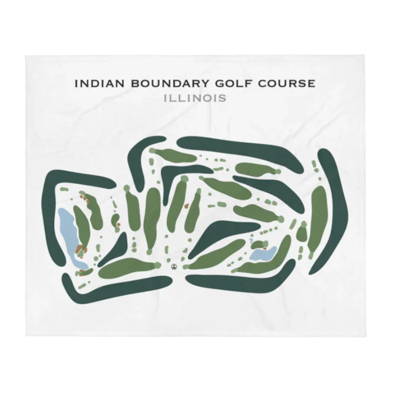Indian Boundary Golf Course, Illinois - Printed Golf Courses