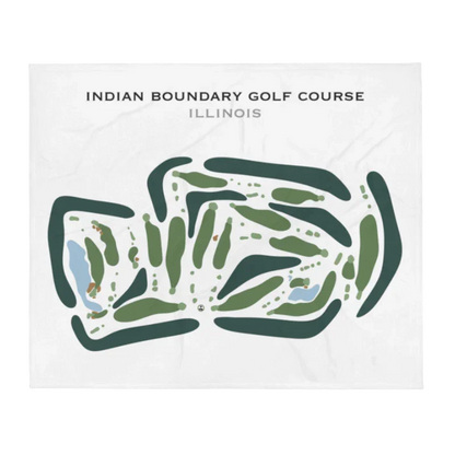 Indian Boundary Golf Course, Illinois - Printed Golf Courses