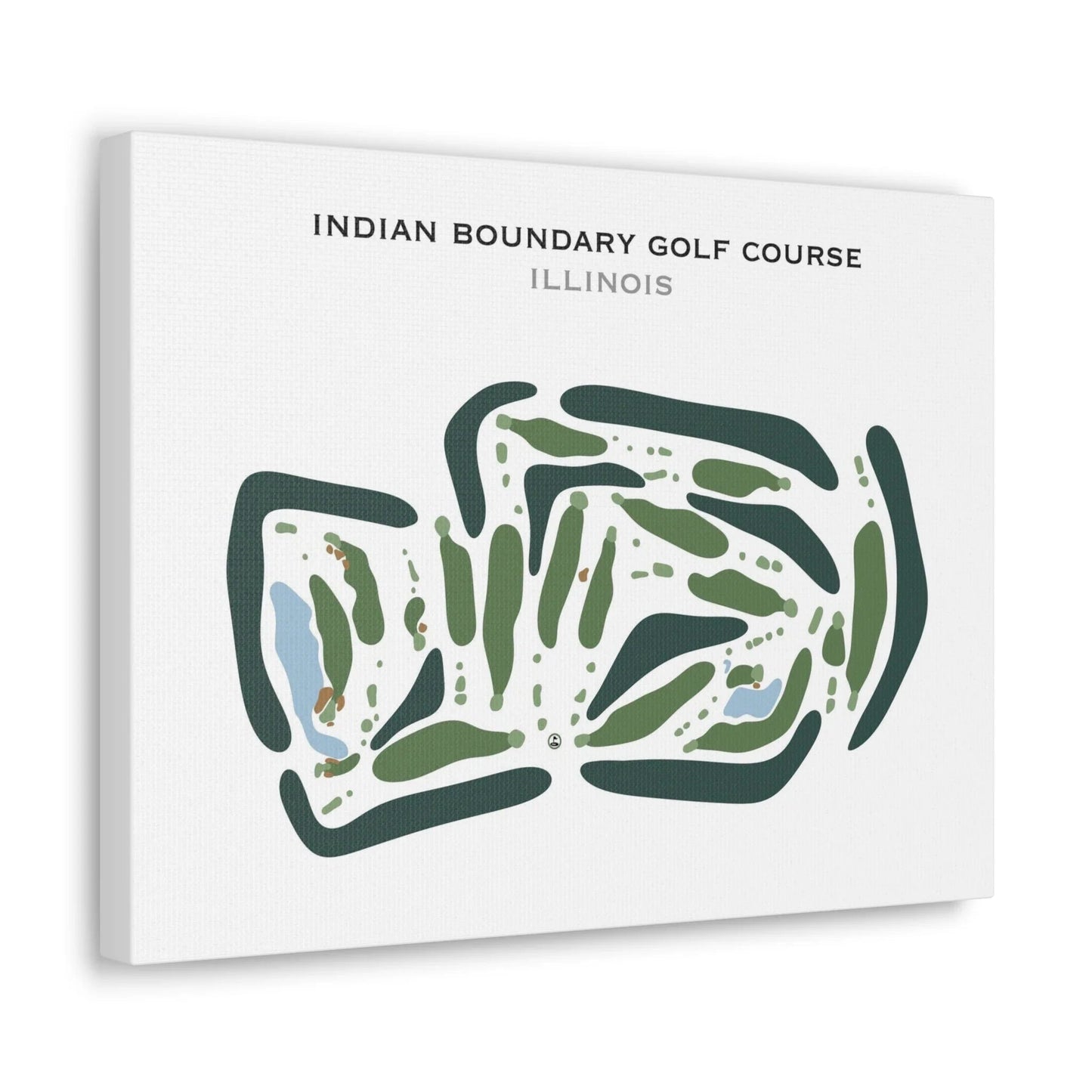 Indian Boundary Golf Course, Illinois - Printed Golf Courses