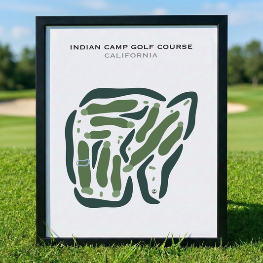 Indian Camp Golf Course, California - Printed Golf Courses
