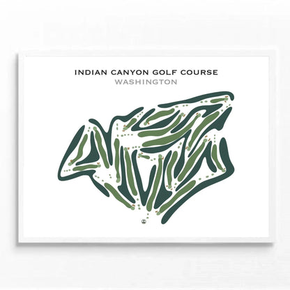 Indian Canyon Golf Course, Washington - Printed Golf Courses