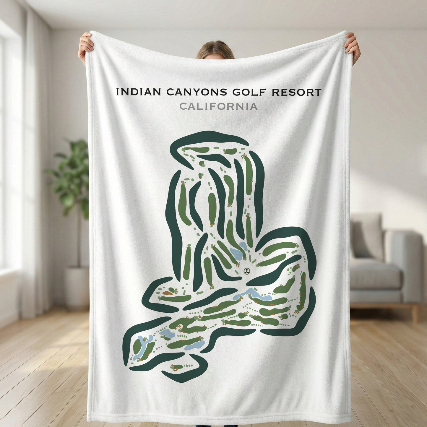 Indian Canyons Golf Resort, California - Printed Golf Courses