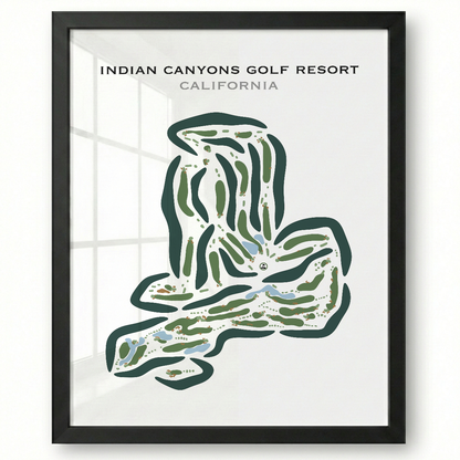 Indian Canyons Golf Resort, California - Printed Golf Courses