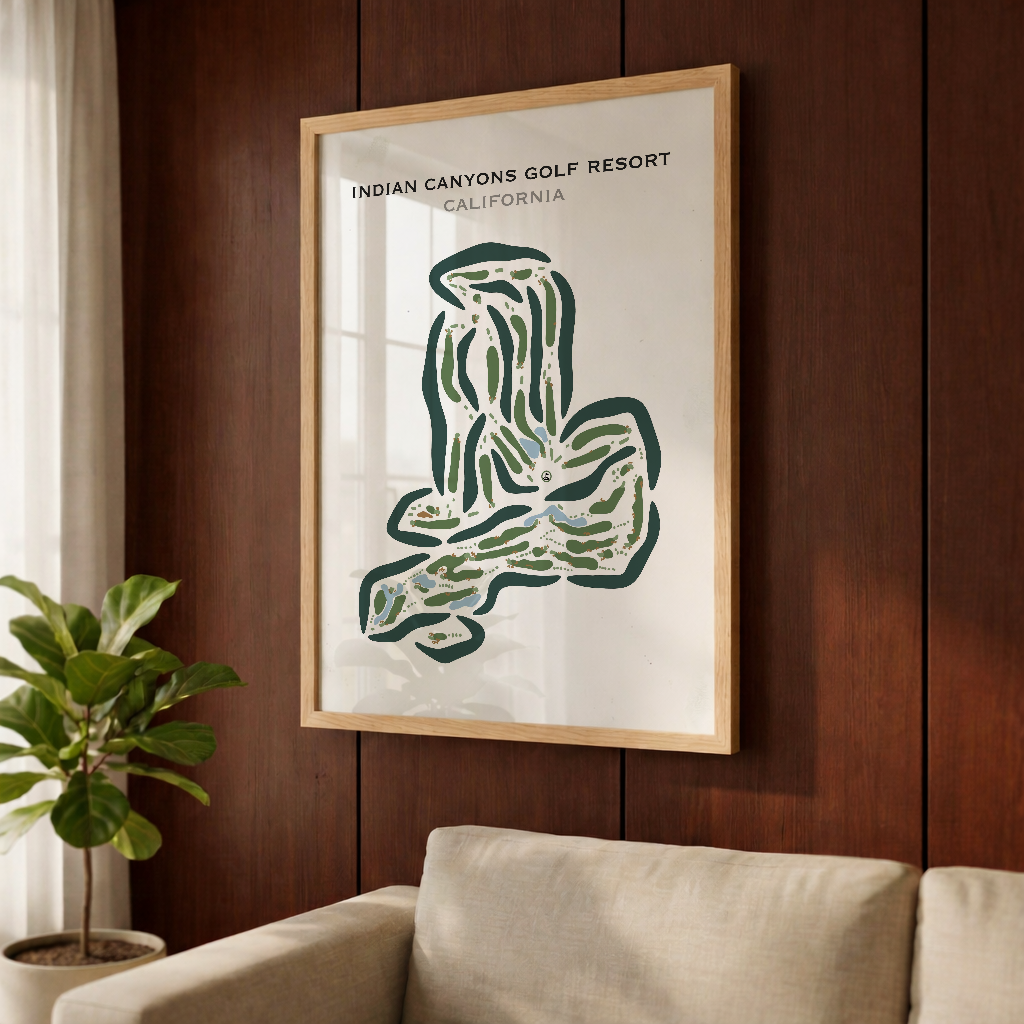 Indian Canyons Golf Resort, California - Printed Golf Courses