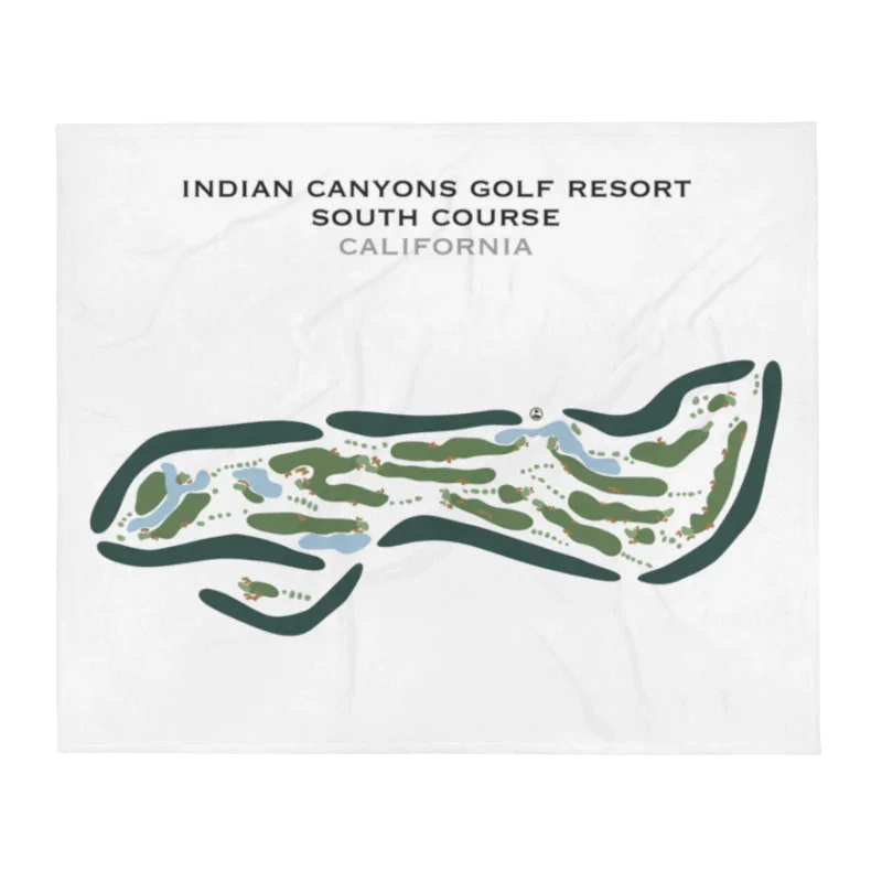 Indian Canyons Golf Resort, South Course, California - Printed Golf Courses